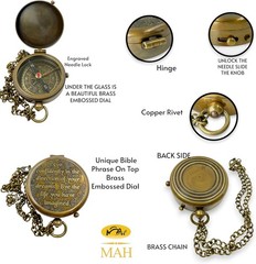 True North Compass – Go Confidently in The Direction of Your Dreams – Embossed