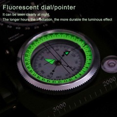 Professional Multifunctional Compass, Metal, Waterproof, High Gena…
