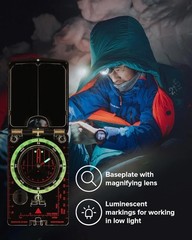Versatile MC-2 Compass: Perfect for Trekking, Hiking, and Mountain Biking