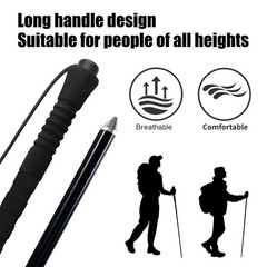 Foldable Wading Staff for Water Depth Safety – T7075 Aluminum High Strength P…