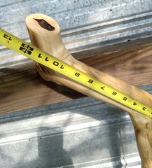 Handmade Rustic Crooked Walking Stick Feathered Staff