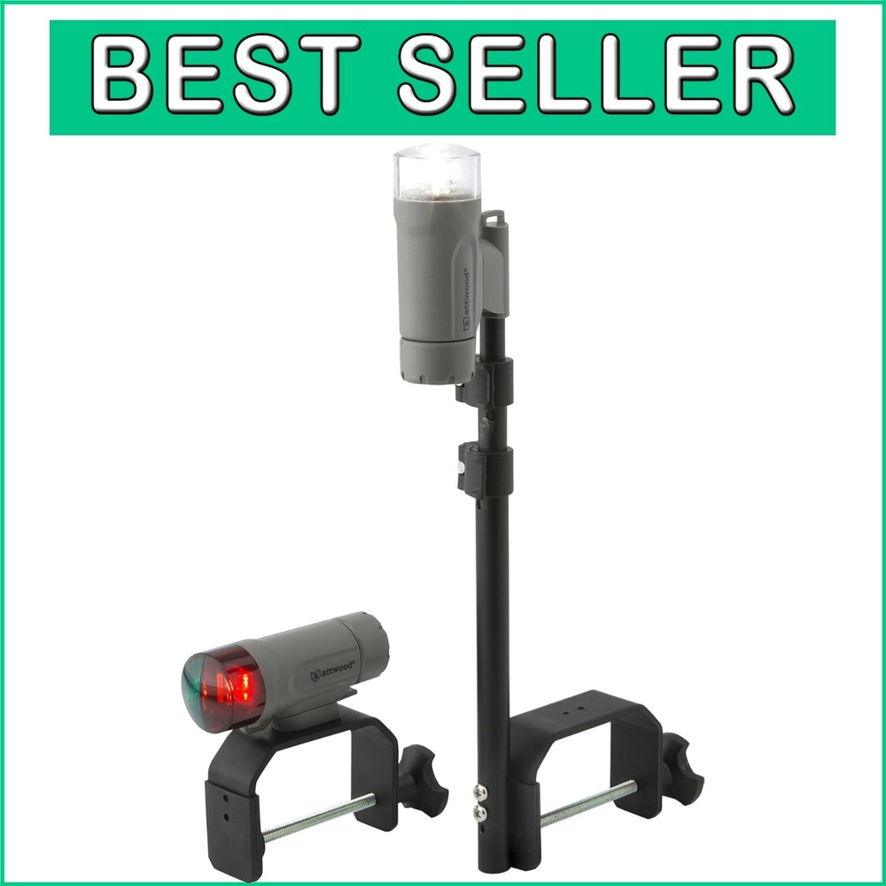 Waterproof Portable Navigation Light Kit – LED Clamp-On Boat Safety Solutions