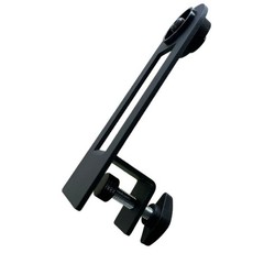 Table Clamp Aluminum Alloy Black for Outdoor Stove Gas Tank 18.5x5x5cm