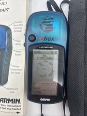 Garmin Etrex Legend Handheld GPS With Case And Booklet Tested