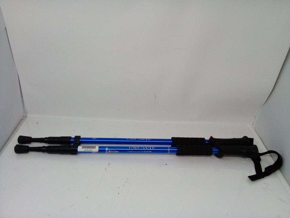 The Fit Life Duralumin Trekking Poles (Blue)
