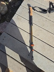 Ozark trail Aluminum Adjustable Quick Lock Trekking Pole with Cork Grip, 1pc