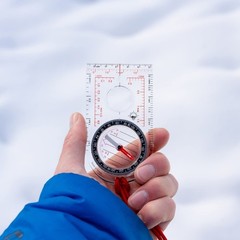 Ultra Lightweight Baseplate Map Compass with Declination Scale – Accurate Orient