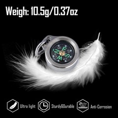 MecArmy Mini Compass: Your tiny guide to not being utterly clueless. EDC glow!