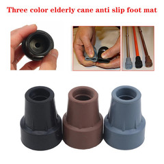 1Pc-3Pcs Rubber Walking Hiking Stick Metal Ferrule Bottom End Cover Cane Crutch