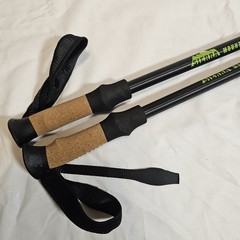 Set of Trekking Hiking Poles Sierra Mountain Gear Series 7 Without Basket Bottom