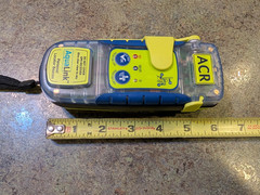 ACR AquaLink Personal Locator Beacon GPS Receiver 6″ See VIDEO ~ Untested