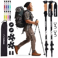 TrailBuddy Trekking Poles – Lightweight, Collapsible Hiking Poles for Backpackin