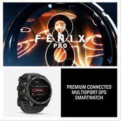 Garmin Fenix 8 Pro 51mm AMOLED – Carbon Gray DLC Ti Bundle w/inReach Mini 2