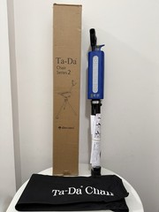 STEP2GOLD Ta-Da Chair Series 2, Portable Trekking Hiking Pole – 32.2” Blue