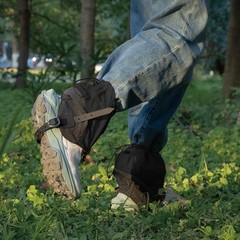 For Outdoor Hiking Ankle Gaiters with Adjustable Drawstring and Hook Fastener