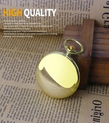 Antique Brass Compass Keychain Waterproof Survival Tool for Kids & Scouts