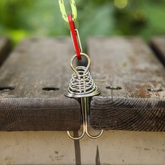 AYXSEE Outdoor Tent Pegs 11 x 3.3cm and 11 x 4.5cm Aluminum Stainless Steel Red