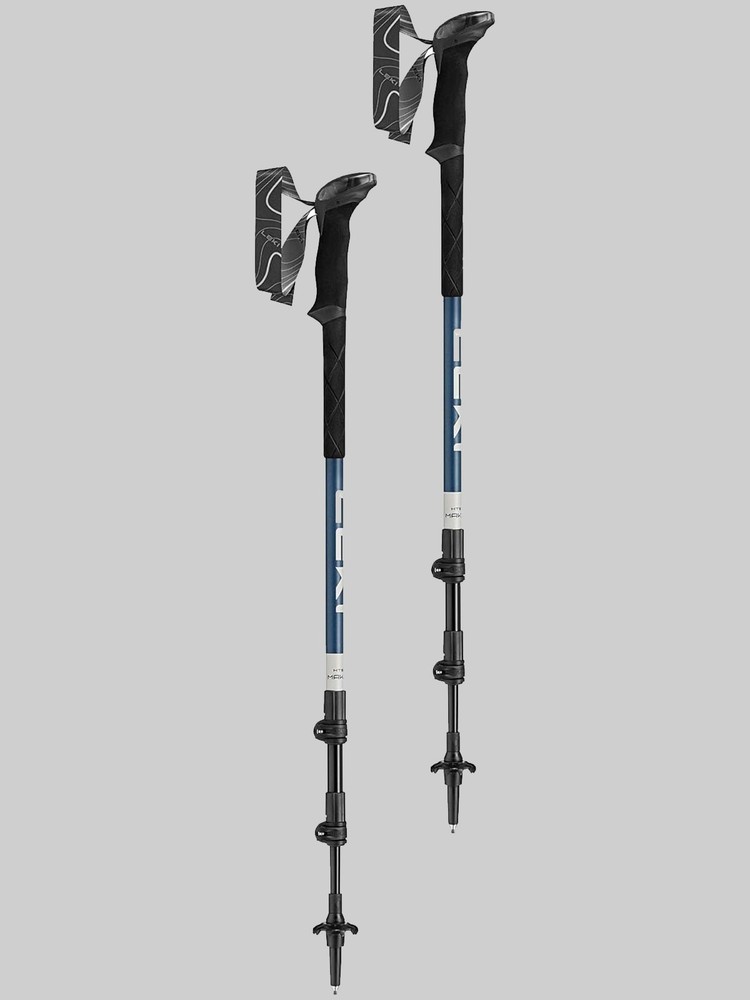 Leki Trekking Stick – Makalu – 110-145 cm – Stone Blue Dark/Warm Grey Dark