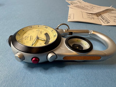 Dakota Angler 2 Clip Watch Compass Dakota…new , Needs Battery (Missing Compass