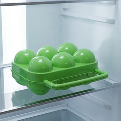 2 Pcs Egg Storage Box with Lid Holder for Fresh Eggs Camping Container