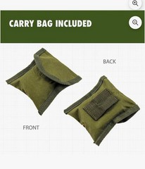 Trail Military Style Green Compass with Durable Metal Body for Nighttime Use.
