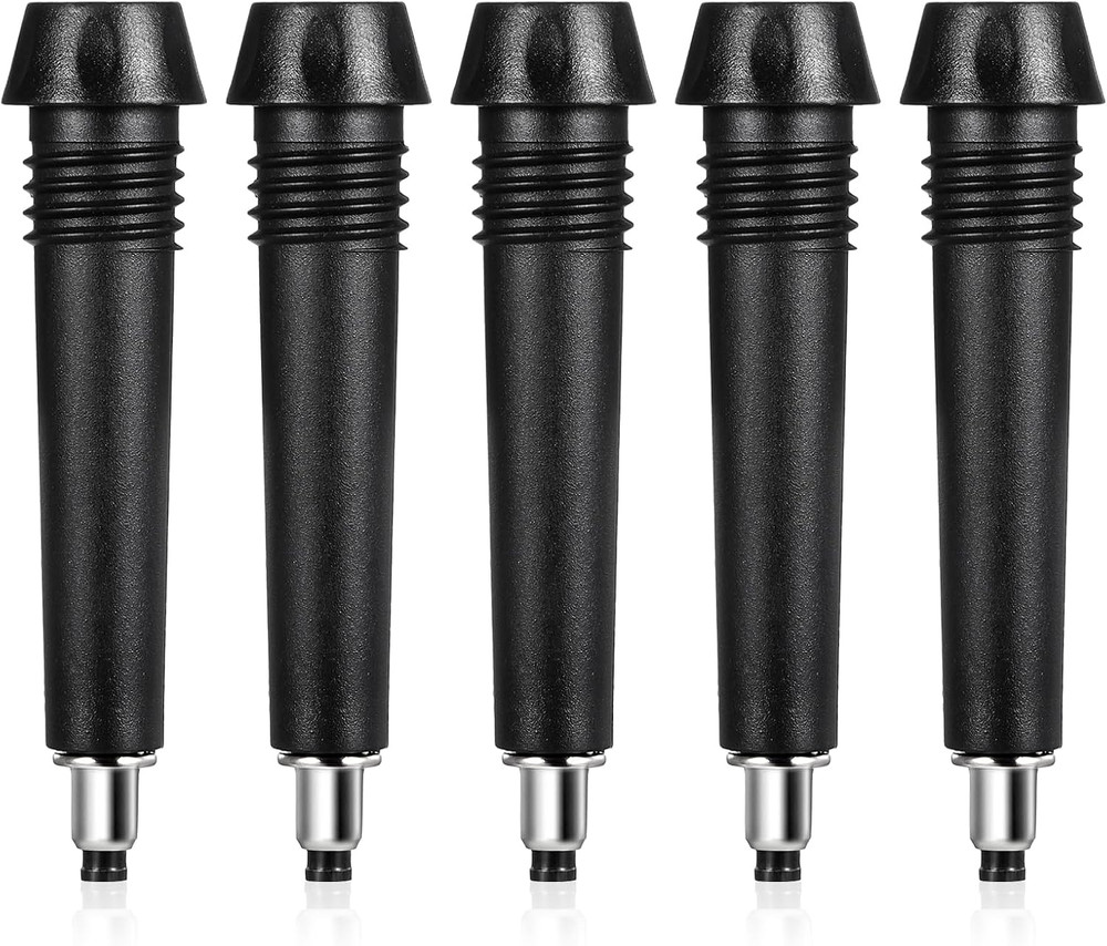 5 Pack Trekking Pole Carbide Tips Universal Hiking Rod End Tip Replacement Walki