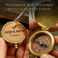 Gods Path Compass Communion Confirmation Baptism Religious Gift Teenage Boys