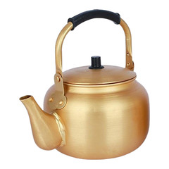Aluminum Pot with Ergonomic Handle for Tea Juice Warming Camping Use