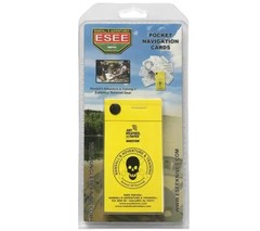 Pocket Navigation Cards and Waterproof Notepad Esee Land Nav Map Overlay