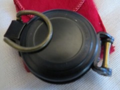 Vtg. TAYLOR Lensatic Engineer’s Compass Working w/Original Cloth Bag