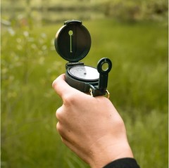 Coghlan’s Lensatic Compass for Hiking, Camping, Exploring Navigation Tool