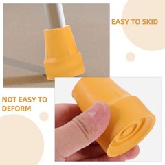 6Pcs Trekking Poles Tips Nonskid Cane Tip Protectors Nonstick Crutch Tips