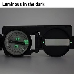 POLARIS Lensatic Compass with Inclinometer for Survival Hiking Tactical Boy