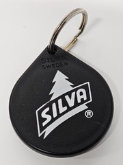 Lot of 2 Compasses Silva Sweden Keychain & Vintage Compass Camping Hiking