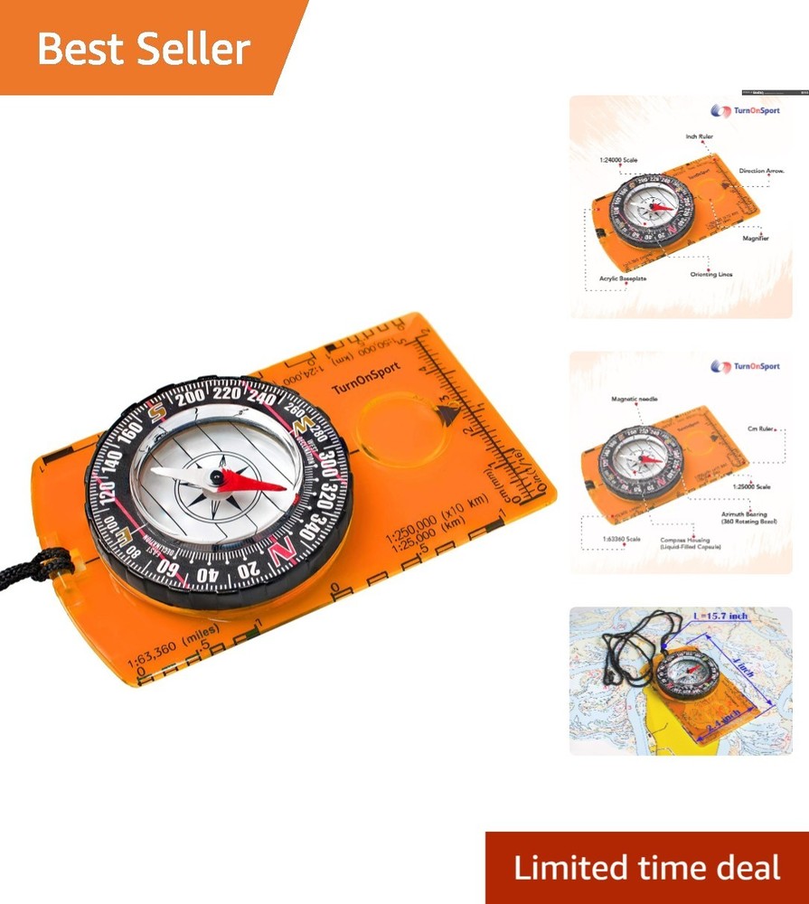 Lightweight Survival Compass – Perfect Gift for Scouts and Outdoor Adventurers