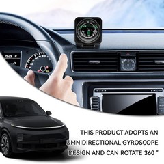 Upgraded Car Compass,2.6×2.2×2.1 Car Compass Dashboard with Adjustable Angle,…