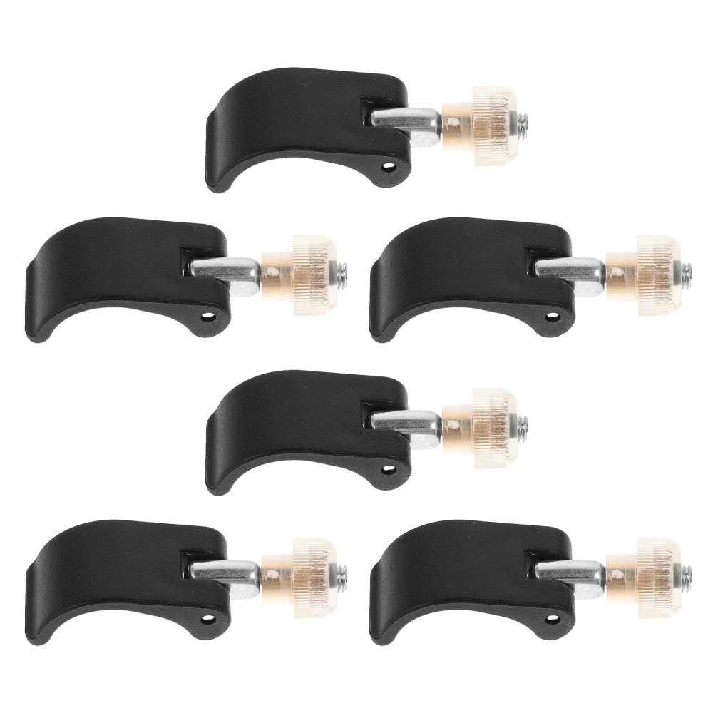 6Pcs Lightweight Nylon External Lock for Hiking Pole Quick Adjustment Lock Clips