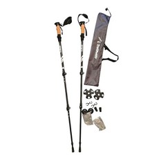 Trail Buddy Lightweight Collapsible Aluminum Trekking Hiking Walk Poles & Access