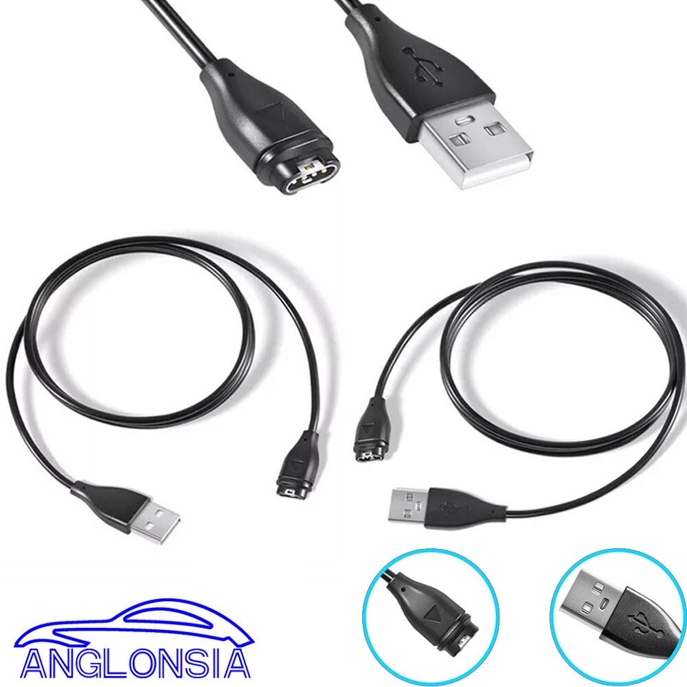 010-12491-01 Garmin Charger Cable Fit for Garmin Multiple Watch Devices (2 Pack)