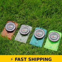 RLXMARTD Outdoor Compass 4 Pcs Multifunctional Waterproof Navigation