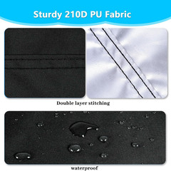 Swimming Pool Cover 305x183x30 cm Lightweight Foldable Easy Clean Silver Coated