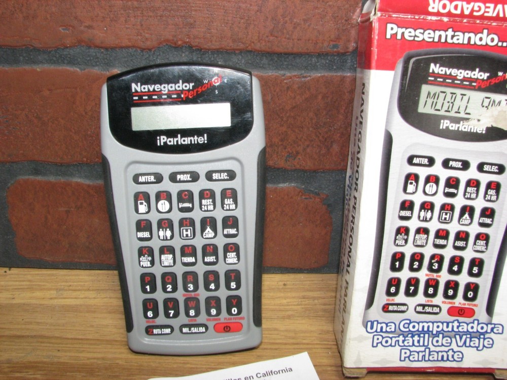 Ultradata 770 Navegador, Personal Parlante Spanish Letters