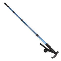 2 Telescopic Walking Sticks Lightweight Adjustable For Hiking Outdoors
