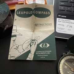 Leupold Sportsman Compass with Box & Instructions VINTAGE – Collectible