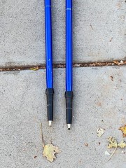 Set of Hikerbro Duralumin trekking Poles 135CM .. 10