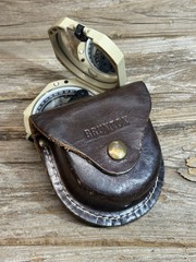 Brunton Pocket Transit Compass with Leather Case