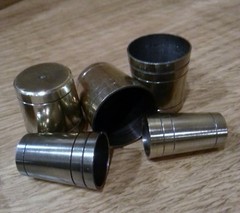 SOLID BRASS WALKING STICK “ULTRA” FERRULES. THICK *4mm BASE* Choice of 12 SIZES