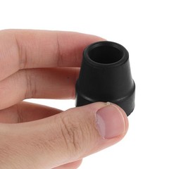 6Pcs Replacement Rubber Tips for Quad Cane Durable Non Skid Black