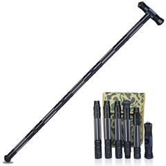 Hiking Tactical Stick Walking Staff,Portable Walking Sticks Trekking Poles Ou…