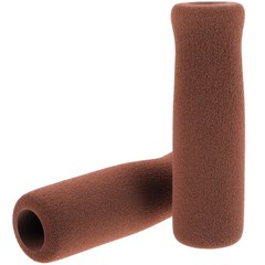 2Pcs Reusable Sponge Cane Hand Grips Brown Thick Nonslip Crutch Handle Wraps